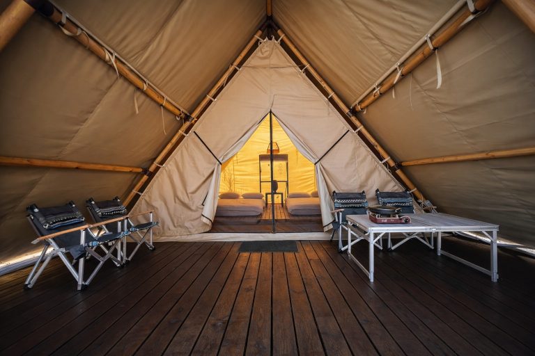 尖石夢田露營區帳篷圖片