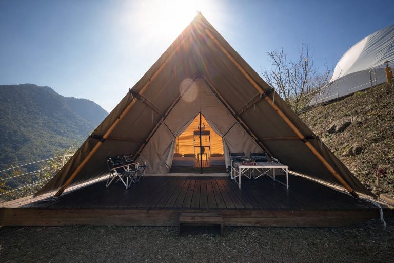 尖石夢田露營區 營運型露營帳篷案例