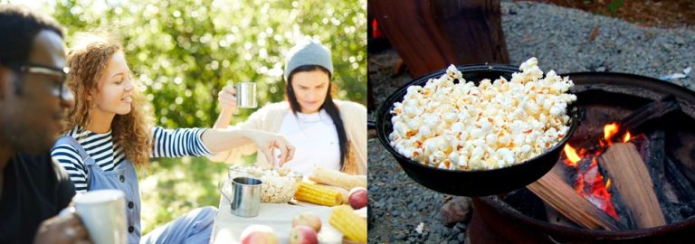 10款簡單美味的露營料理:爆米花
